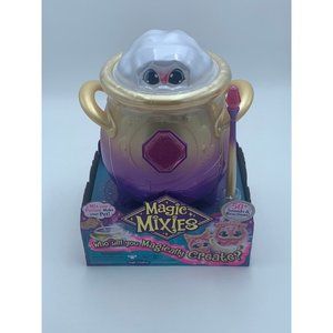 Magic Mixies Magical Misting Cauldron with Interactive 8 inch Pink Plush Toy